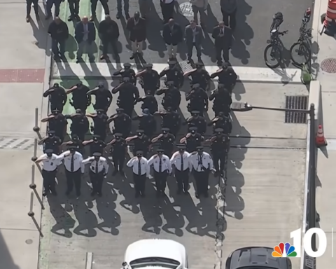 Procession for Police Officer Shane Seiber
